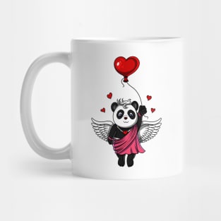 Panda Bear Love Heart Balloon Mug